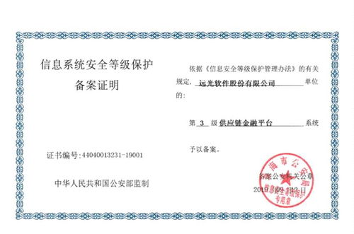 遠光軟件率先通過網絡安全等級保護2.0備案，以技術實力共建網絡信息安全新防線